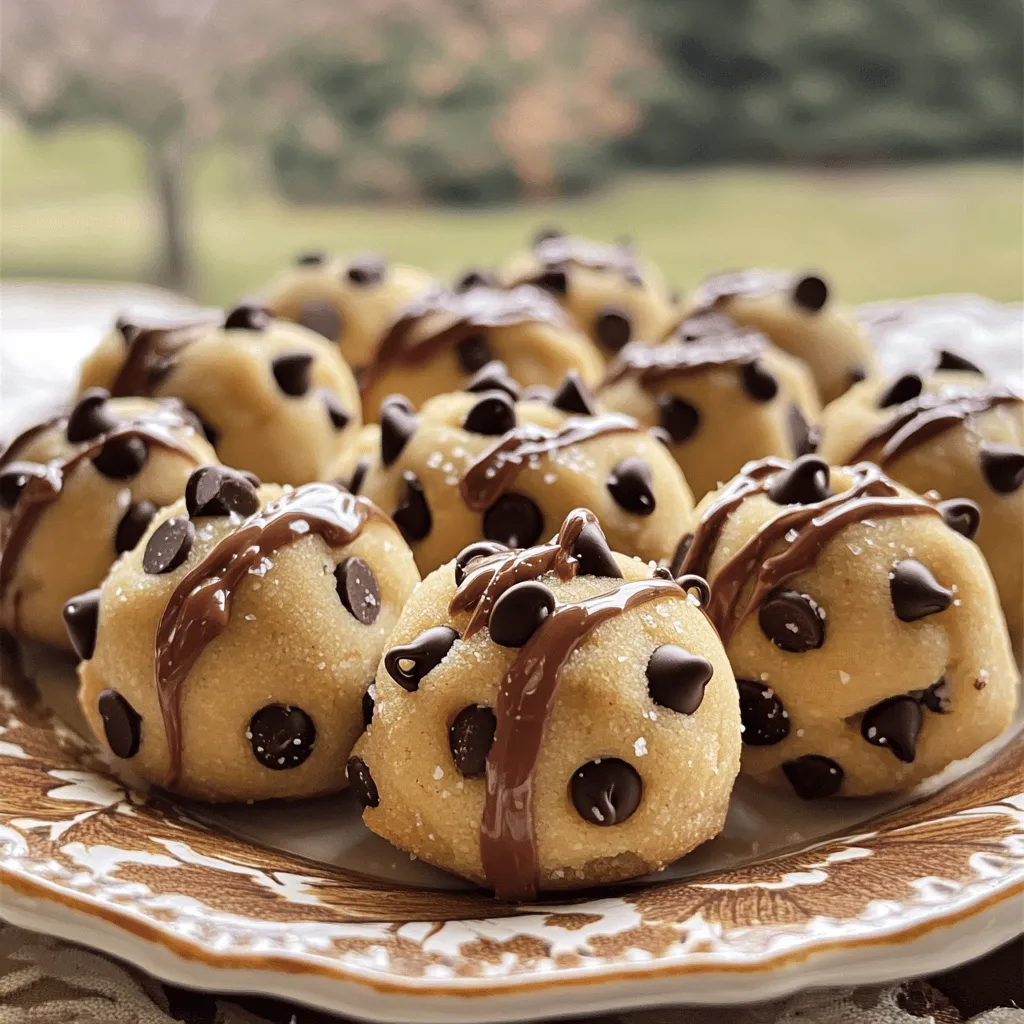 Chocolate Chip Cookie Dough Bites Easy and Fun Treat