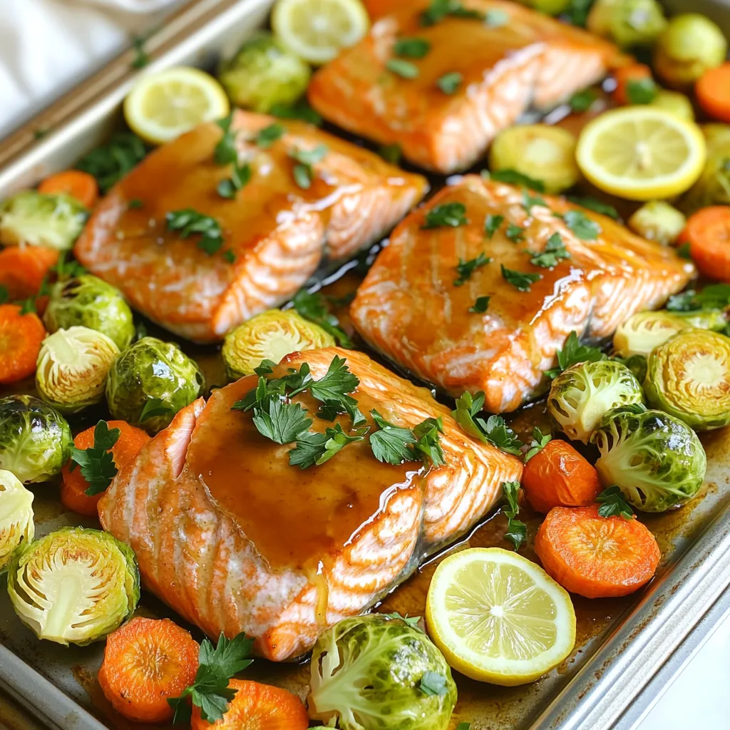 Maple Glazed Salmon Sheet Pan Simple and Tasty Meal