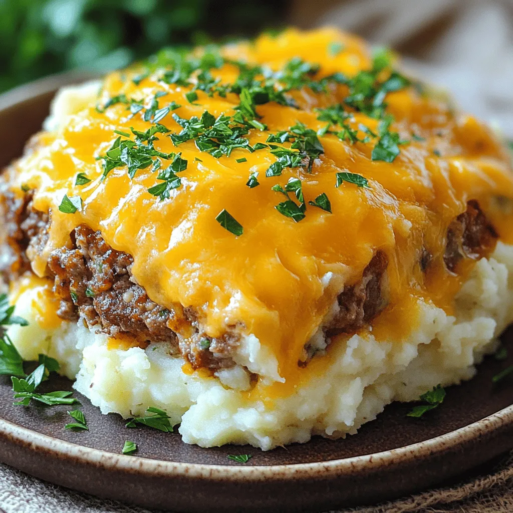 Mashed Potato Meatloaf Casserole Easy Comfort Dish