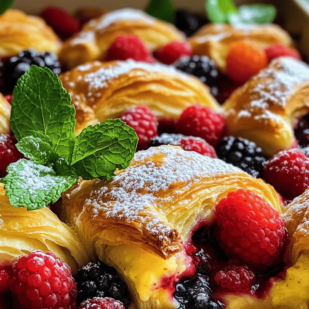 Berry Croissant Bake Tasty and Easy Breakfast Dish