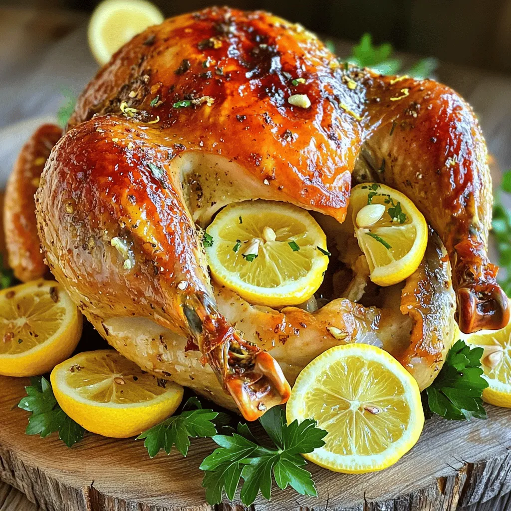 Lemon Garlic Roasted Chicken Juicy and Flavorful Meal