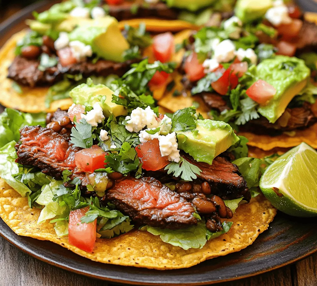 To truly appreciate Tostadas de Beef Carne Asada, it