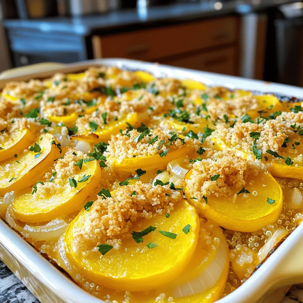 Yellow Squash Casserole Wholesome Comfort Meal