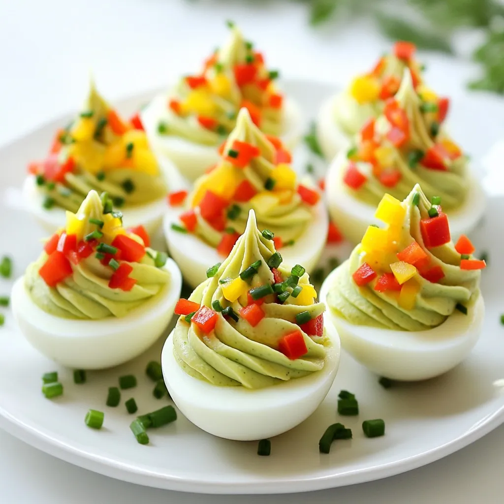 Christmas Tree Deviled Eggs Festive Holiday Delight