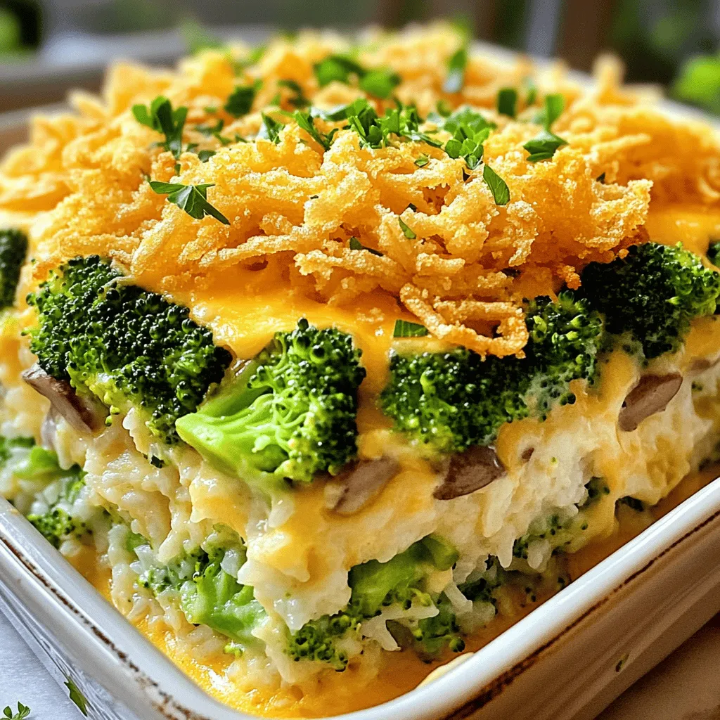 Cheesy Broccoli Bliss Casserole
