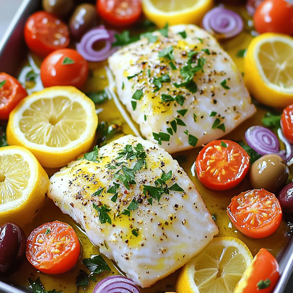 Mediterranean Baked Fish Savory and Healthy Delight