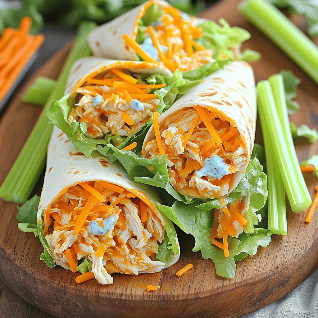 Buffalo Chicken Wraps Flavorful and Satisfying Meal