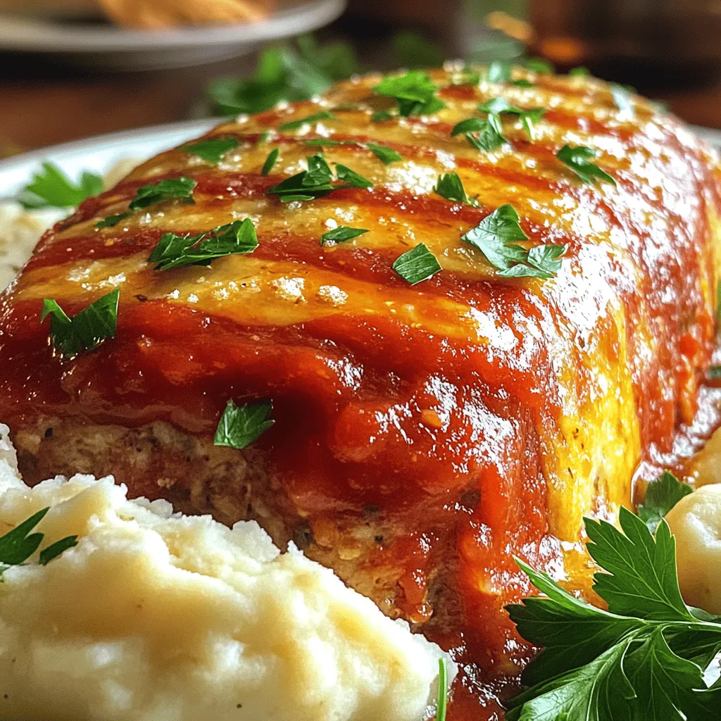 Melt-in-Your-Mouth Garlic Parmesan Chicken Meatloaf Recipe