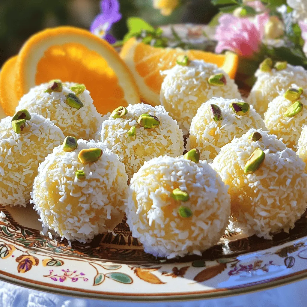 Orange blossom delight balls are a sweet treat that brings joy and flavor. This dessert uses simple ingredients, making it easy to prepare. The main flavors come from orange blossom water, dried apricots, and cardamom. Together, they create a delightful taste.