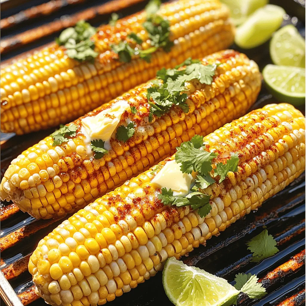 Chili Lime Corn on the Cob Tasty Grilled Delight