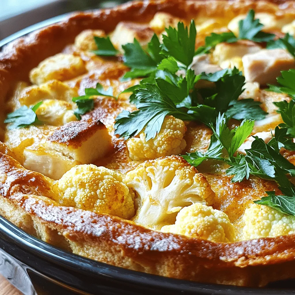 Clafoutis de Chou-Fleur et Dinde Tasty Dinner Recipe