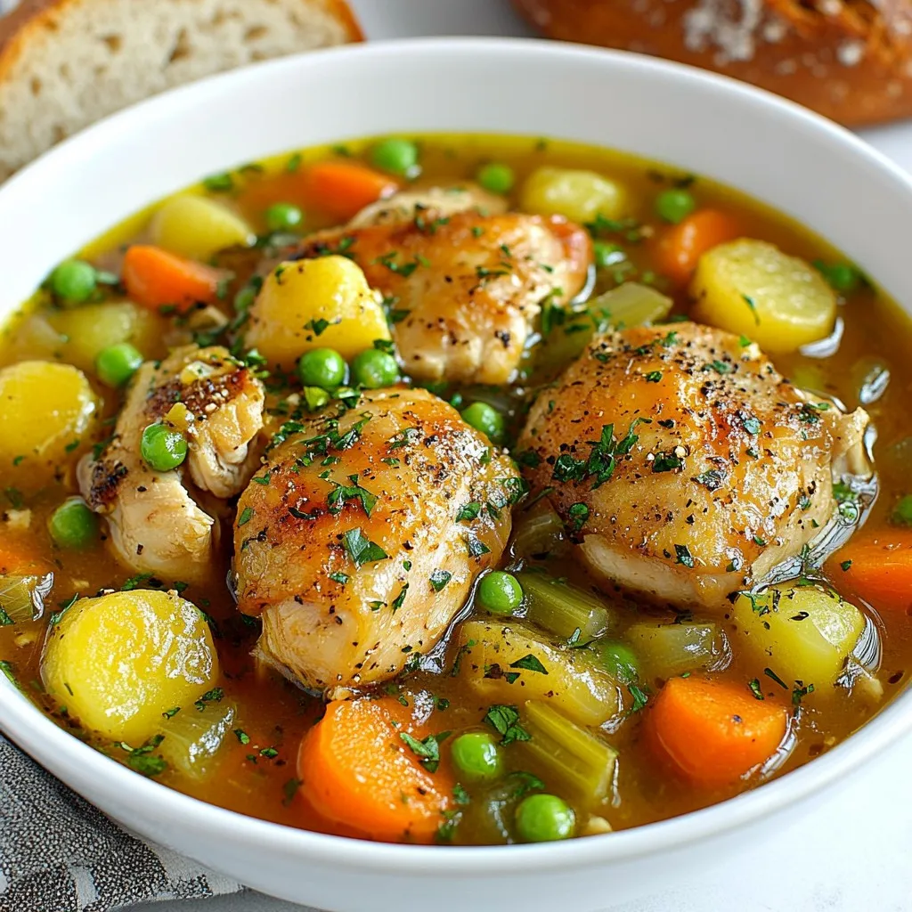 Slow Cooker Chicken Stew Hearty and Flavorful Meal