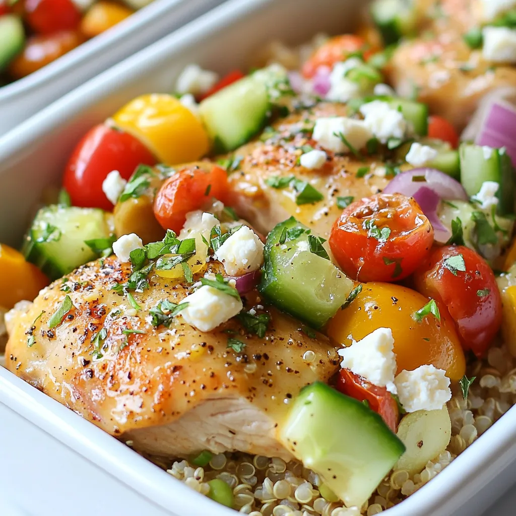 Greek Chicken Meal Prep Bowls Flavorful and Easy Recipe