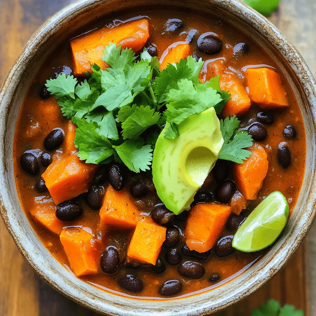 Cozy Sweet Potato Black Bean Chili Deliciously Simple