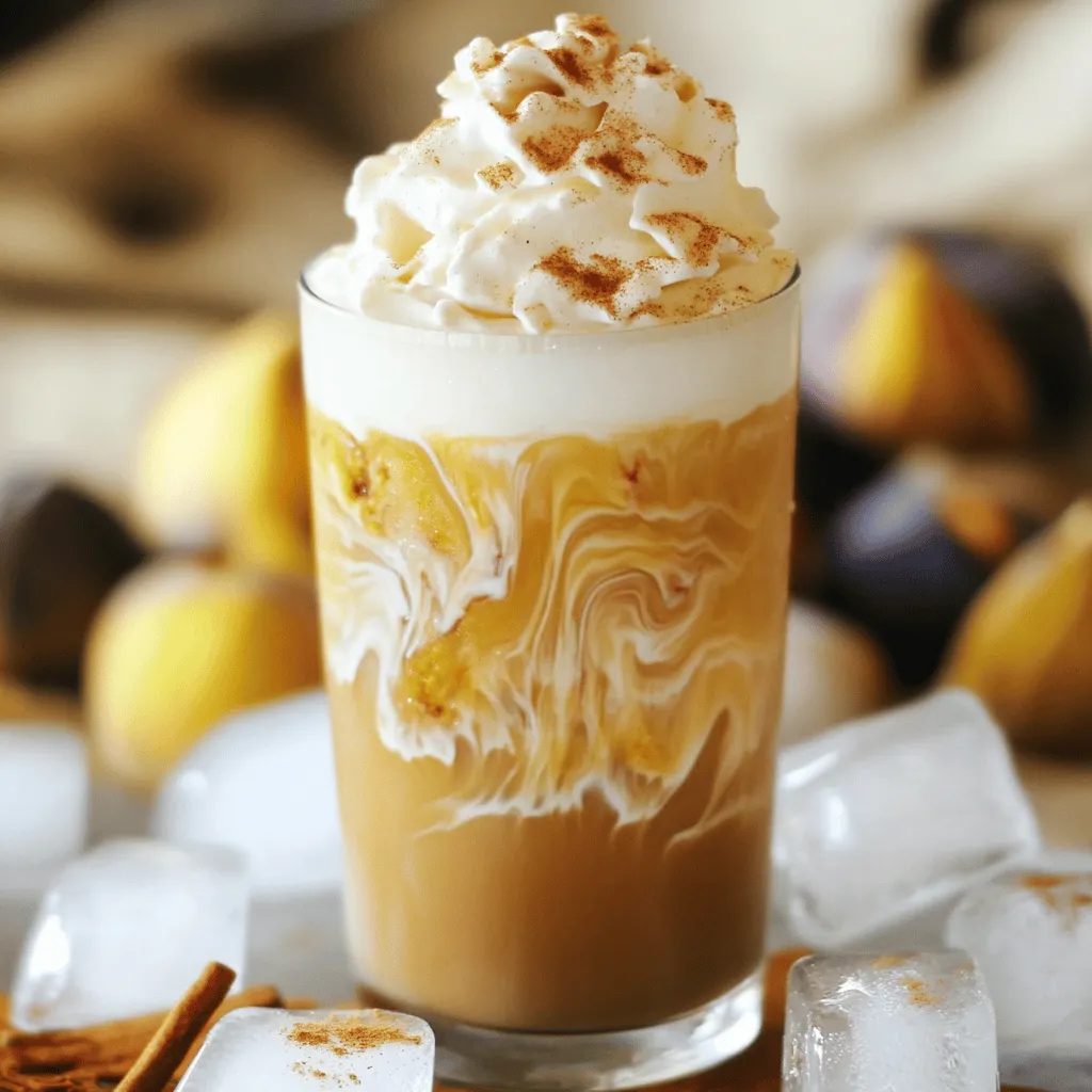 Vanilla Fig Iced Latte Refreshing Coffee Delight