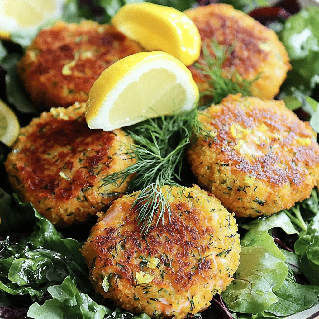 Salmon patties are tasty and easy to make. You need just a few key ingredients to create them.