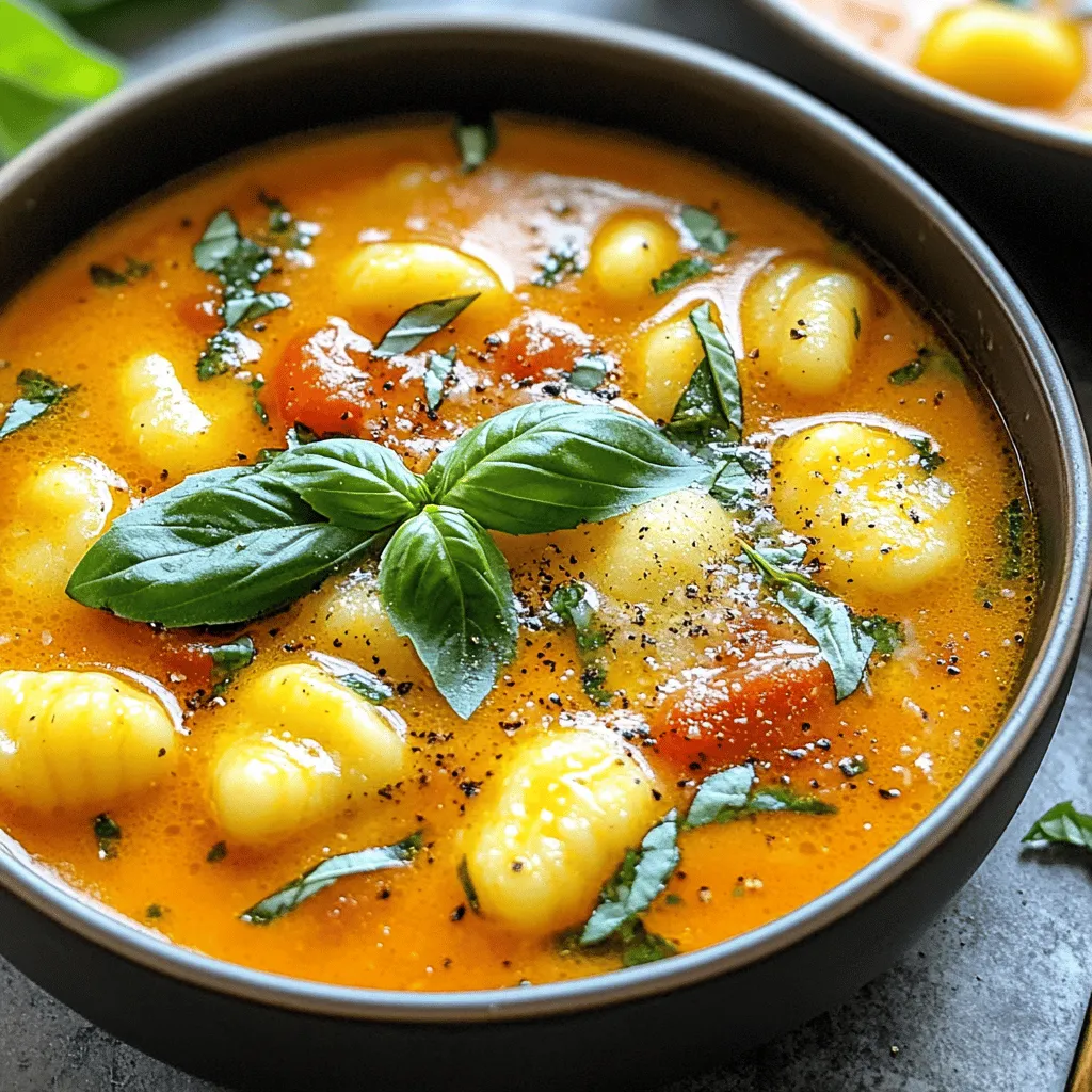 Tomato Basil Gnocchi Soup Flavorful and Easy Recipe