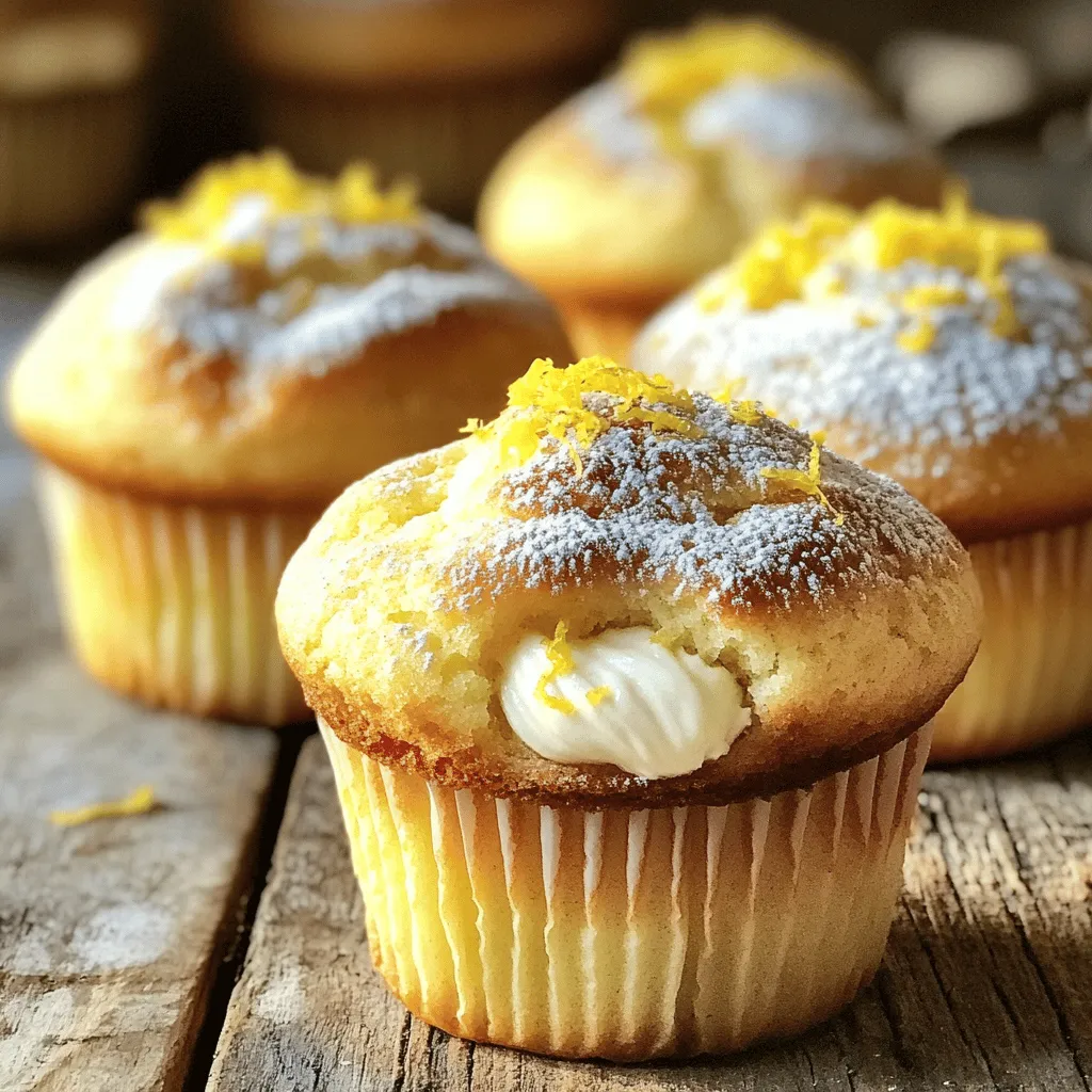 To make the best lemon cream cheese muffins, you need simple ingredients. Here’s what you need for this lemon cream cheese muffins recipe.