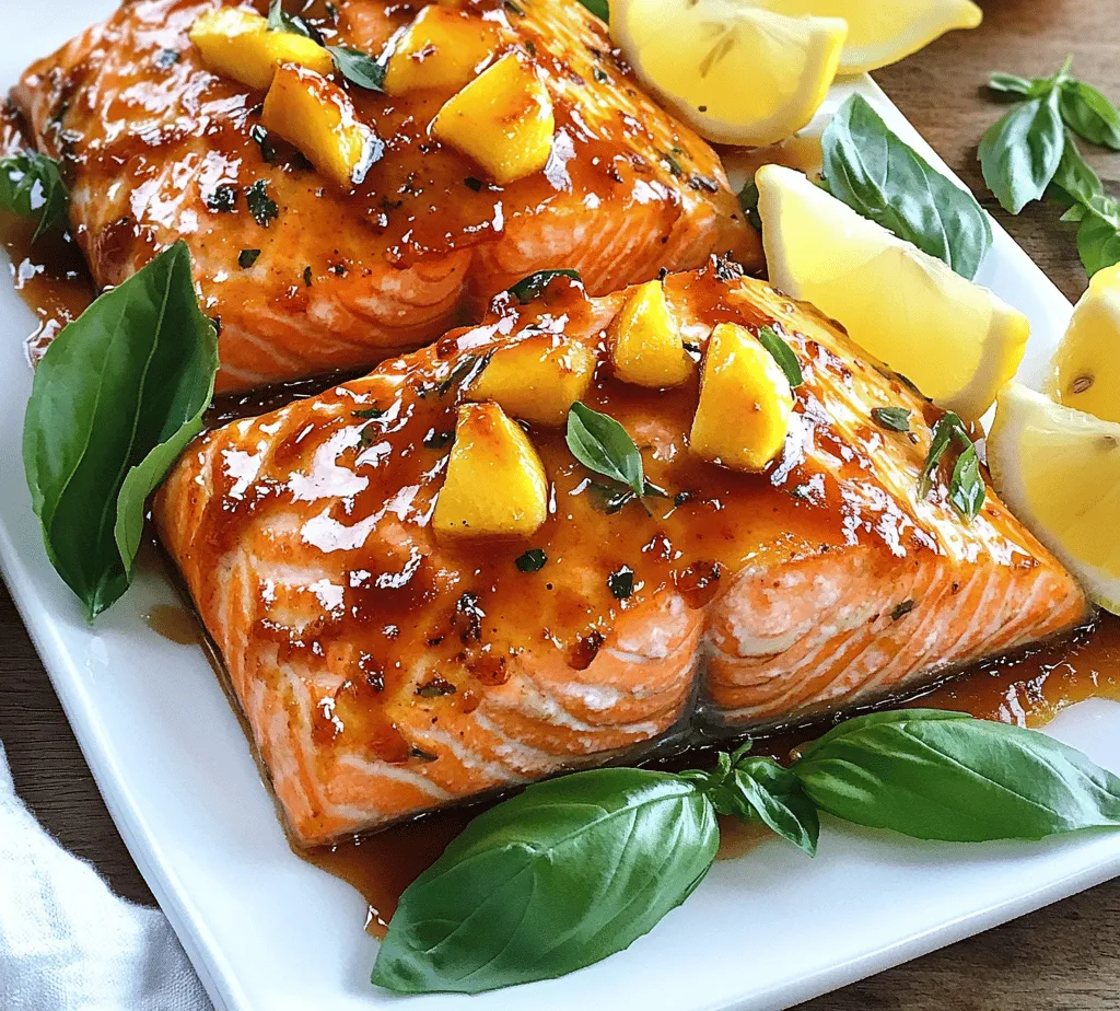 If you’re searching for a dish that combines vibrant flavors with a healthy twist, look no further than Bourbon Peach Roasted Salmon. This delightful recipe brings together the rich, savory taste of salmon with the sweet, juicy essence of peaches and the bold kick of bourbon. Picture succulent salmon fillets glazed with a sweet bourbon-infused barbecue sauce, complemented by fresh peaches that add a touch of summer to your dinner plate. Not only is this dish a feast for the senses, but it’s also incredibly easy to prepare, making it the perfect choice for a weeknight meal or a special occasion.