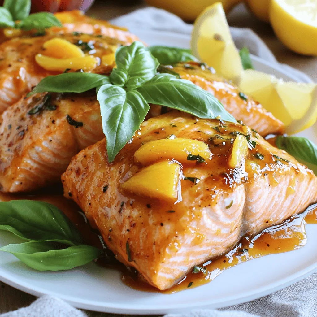 Bourbon Peach Roasted Salmon Recipe: A Flavorful Delight