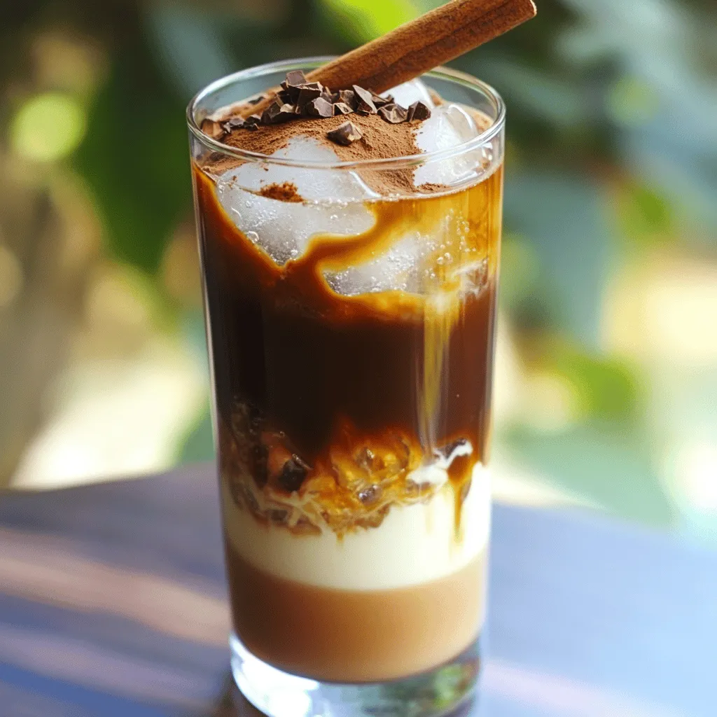 Cinnamon Cocoa Cold Brew Tonic Refreshing Drink Recipe