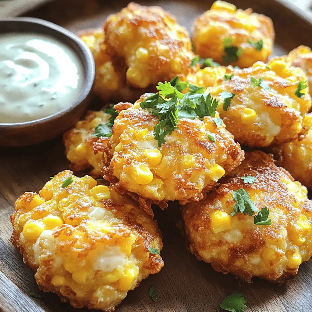 Crispy Cheesy Corn Fritters Perfect for Any Occasion