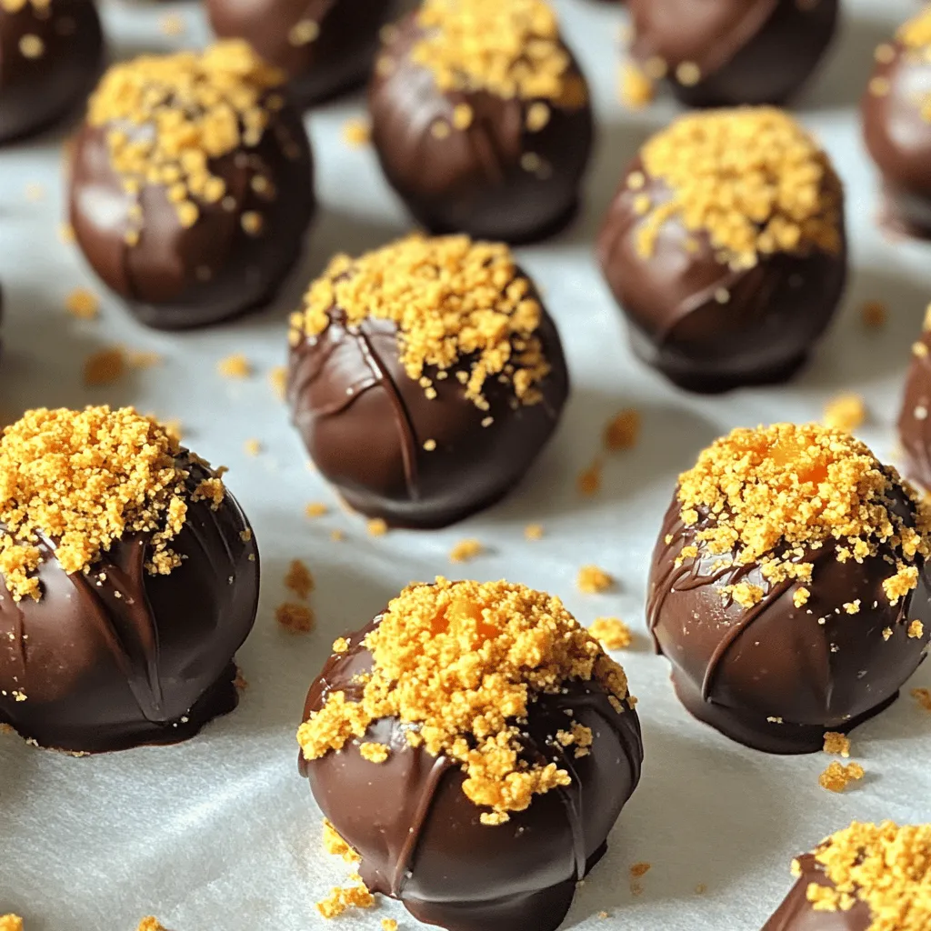 Chocolate Pumpkin Truffle Bites No Bake Delight