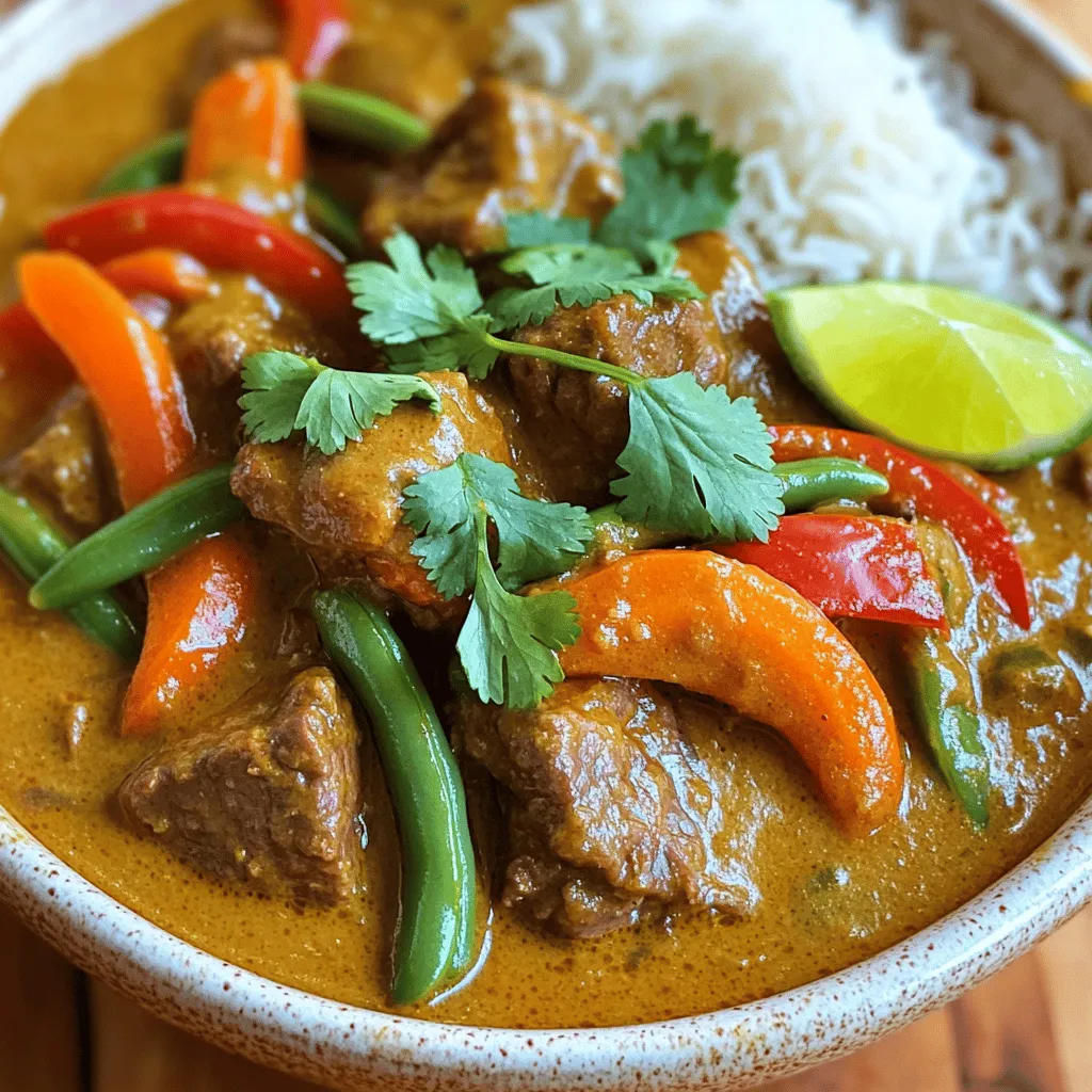 Slow Cooker Beef Coconut Curry Flavorful and Easy Meal