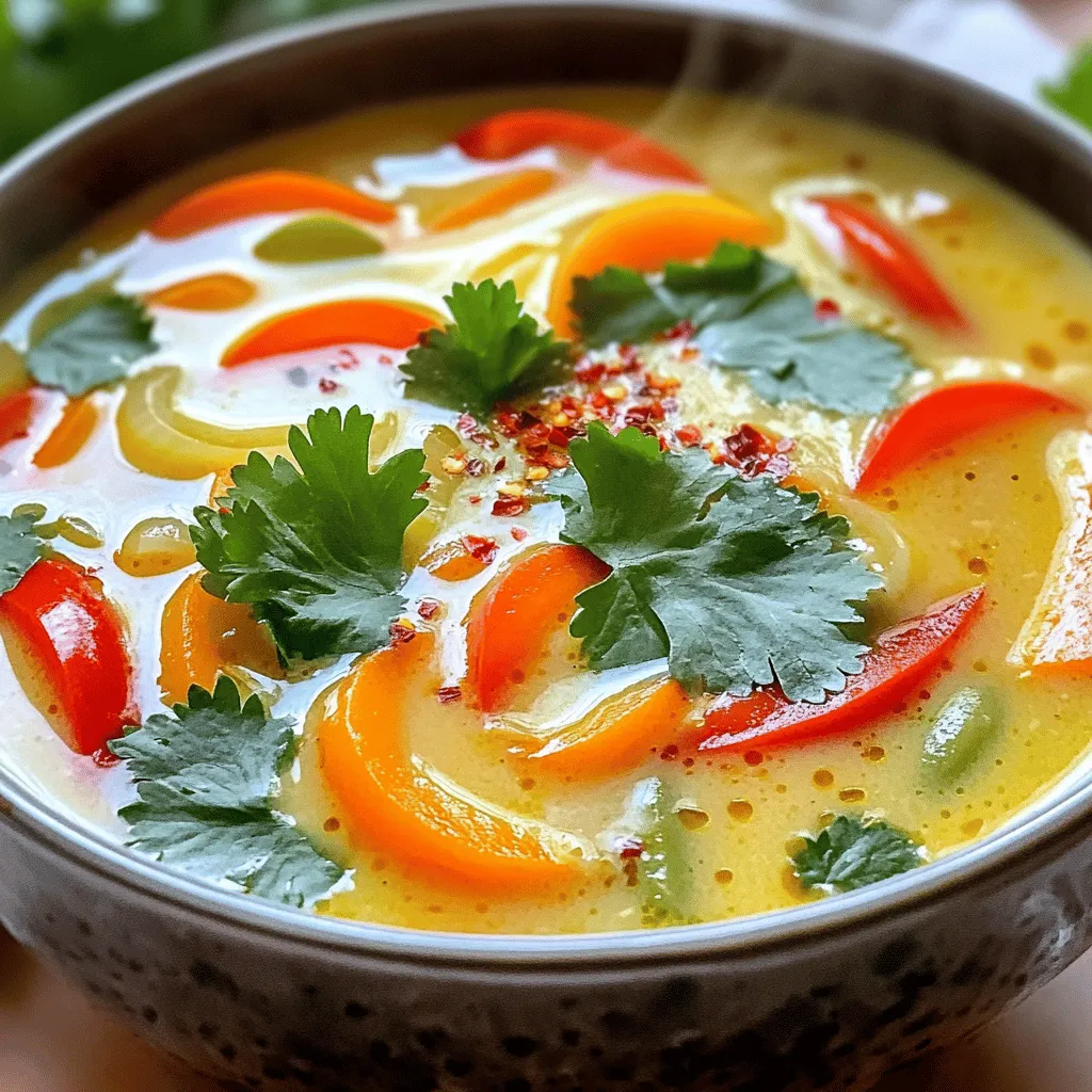 Thai Coconut Soup Flavorful and Easy Recipe Guide