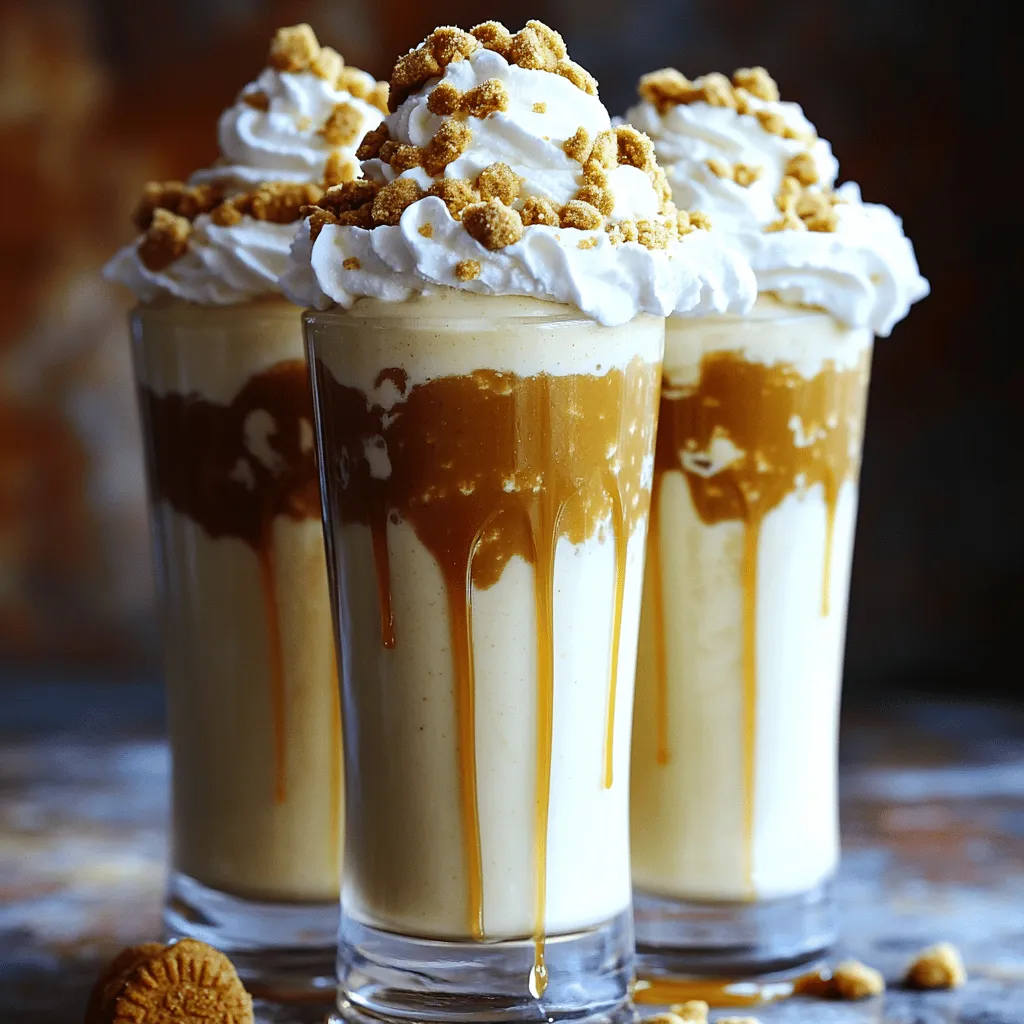 Creamy Biscoff Cookie Butter Milkshake Delight