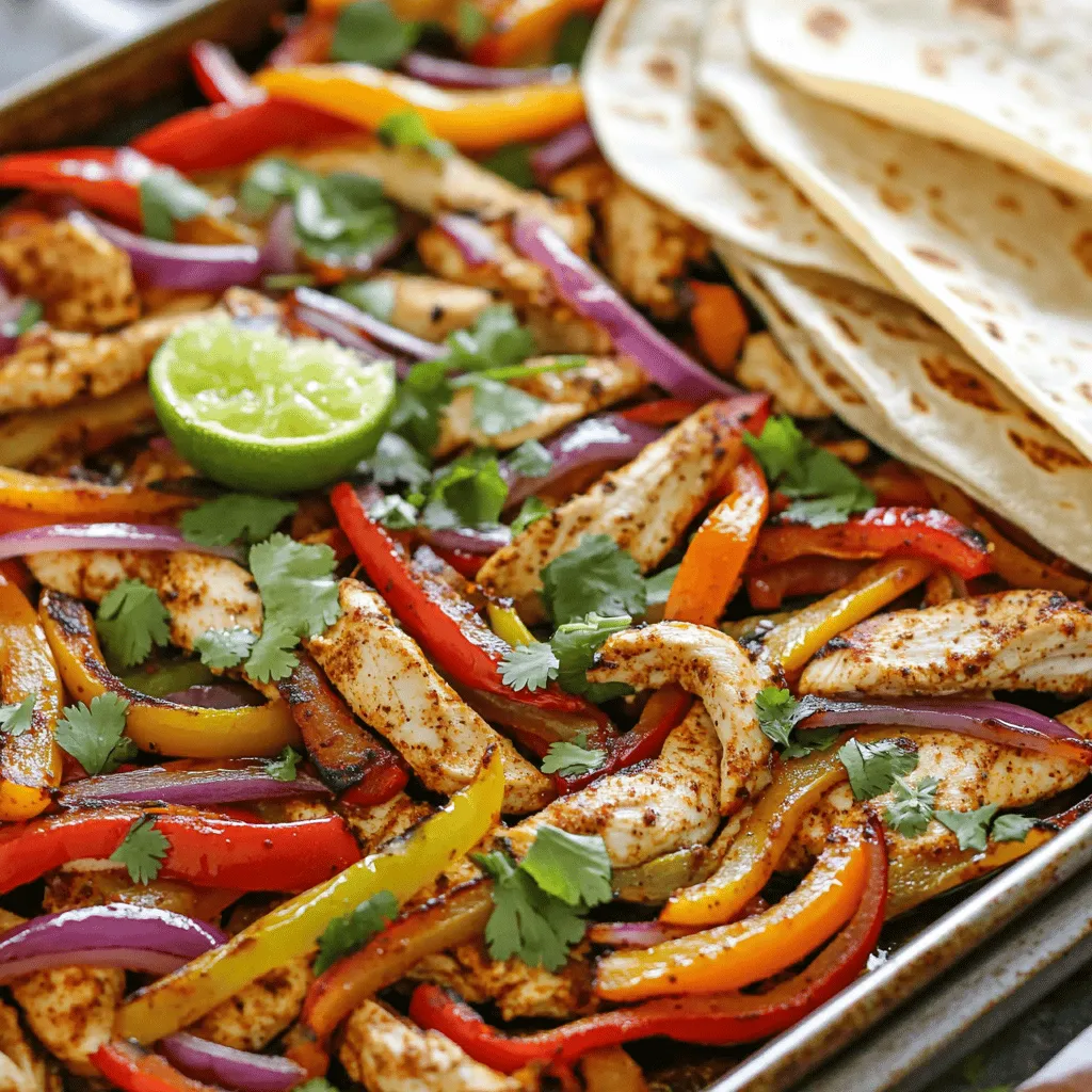 Sheet Pan Chicken Fajitas Tasty and Easy Meal