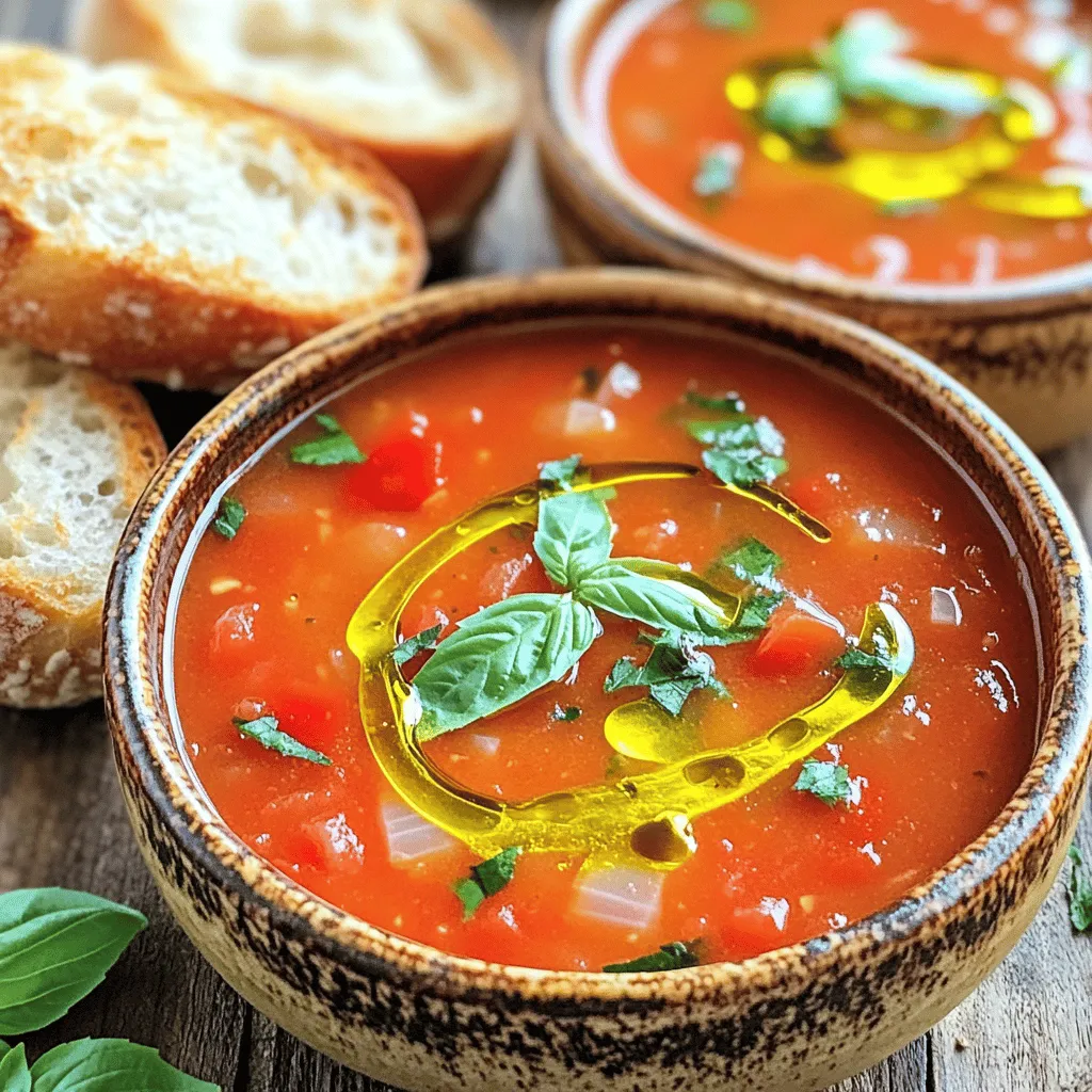 Savory Slow Cooker Tomato Basil Soup Recipe