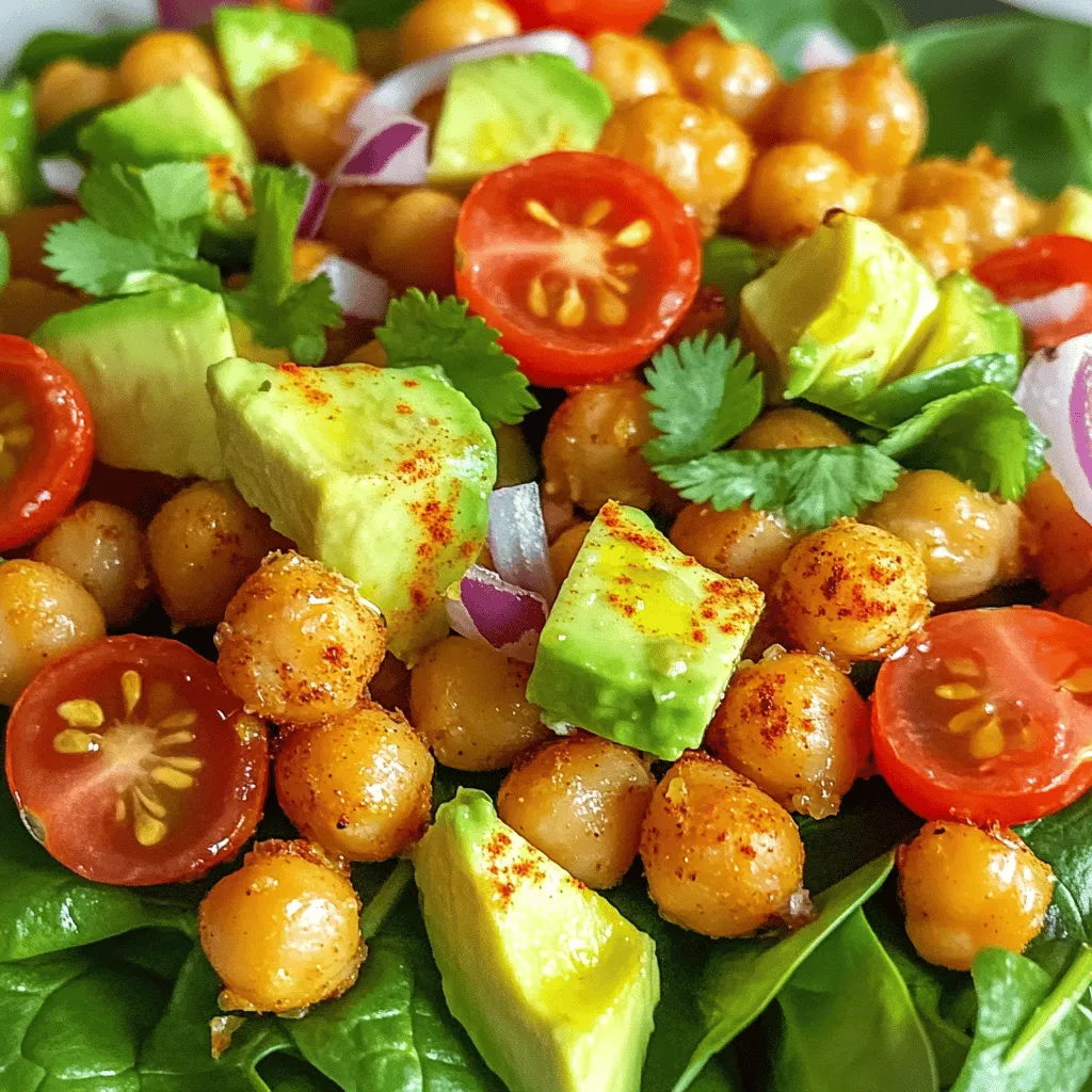 Crispy Chickpea &#038; Avocado Salad Fresh and Flavorful