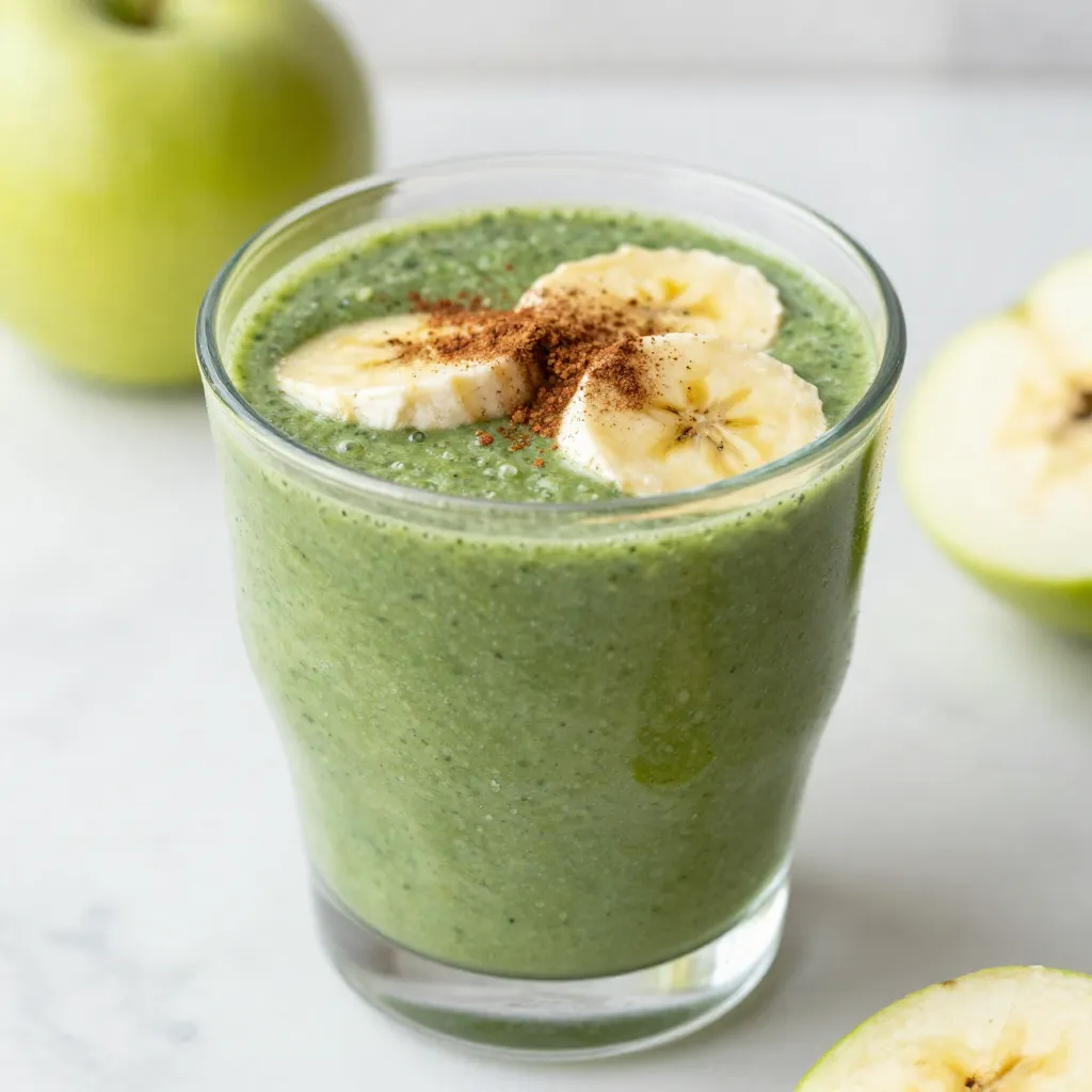 Minute Apple Banana Smoothie Tasty and Refreshing Drink