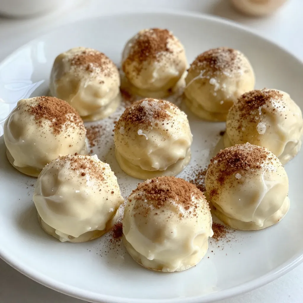 White Chocolate Snickerdoodle Truffles Delightful Treat