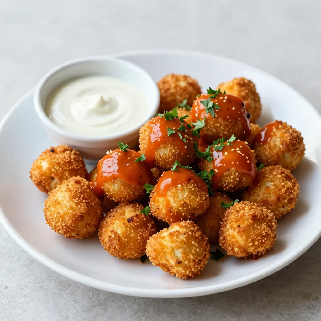 Air Fryer Buffalo Cauliflower Bites Easy and Crispy Snack