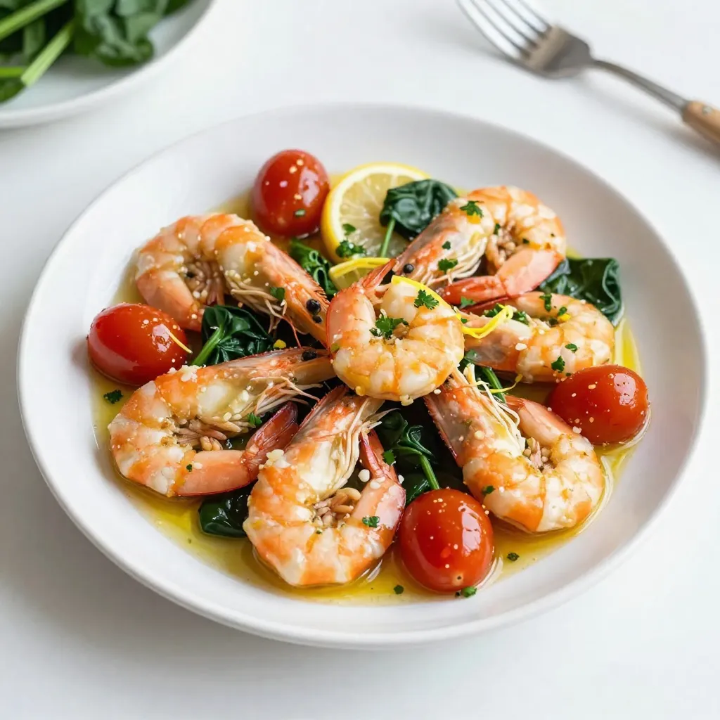 One-Pan Lemon Garlic Shrimp Quick and Savory Meal