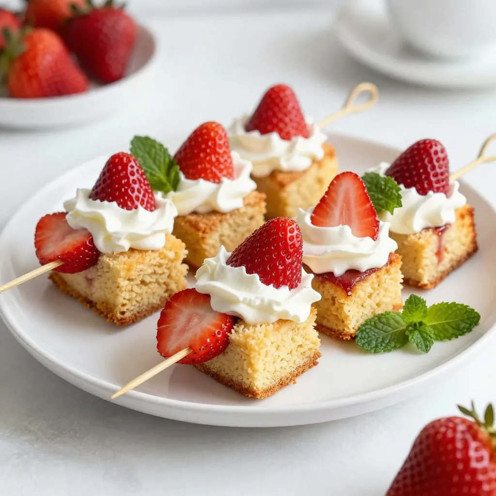 Strawberry Shortcake Kabobs Easy and Tasty Treat