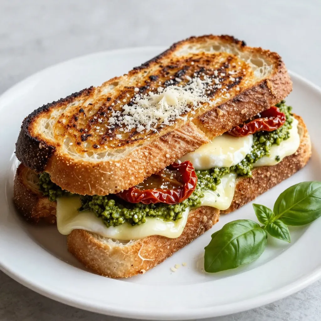 Pesto Grilled Cheese Easy and Flavorful Delight