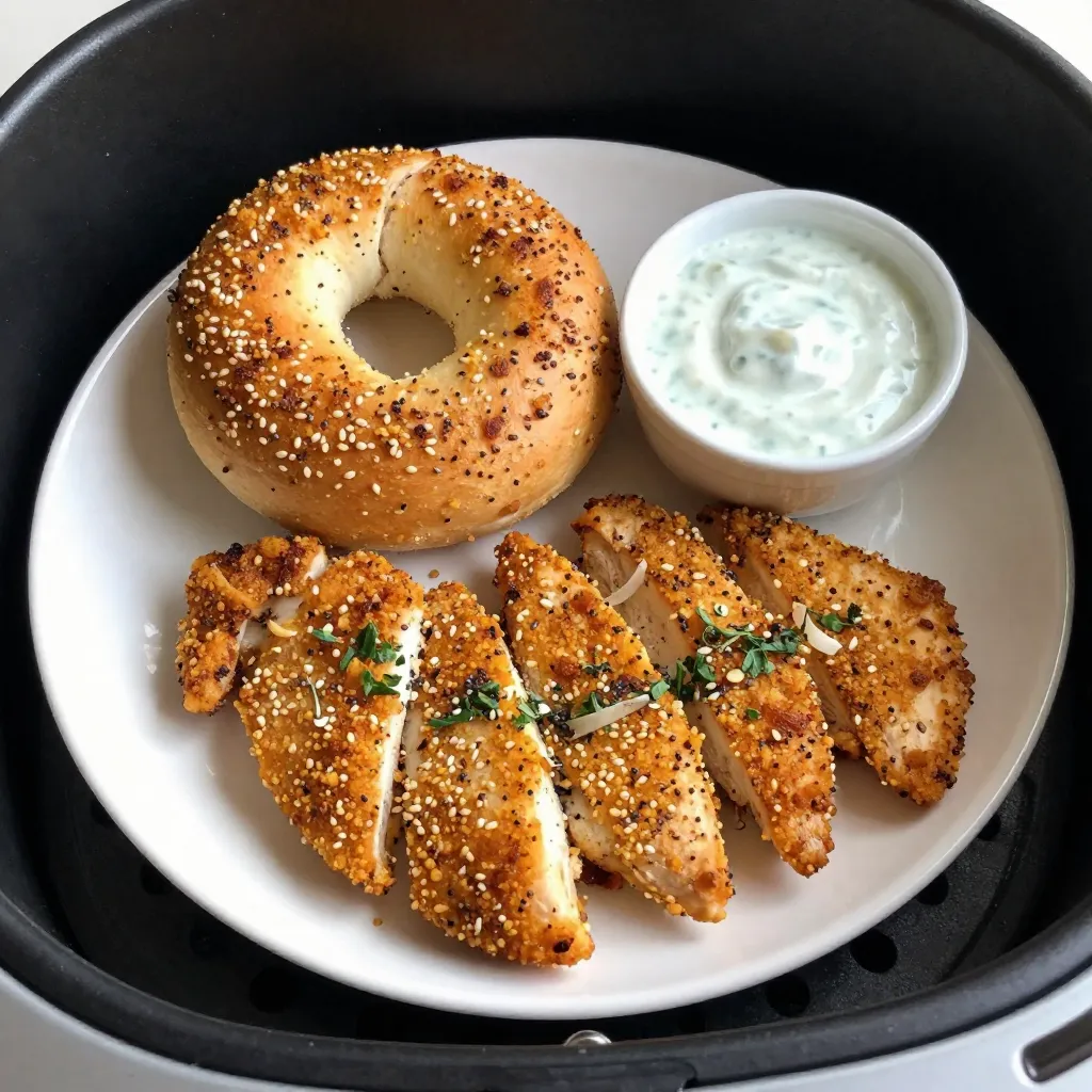 Air Fryer Everything Bagel Chicken Easy and Flavorful
