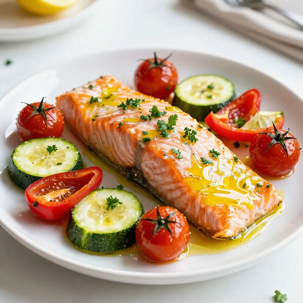 Sheet Pan Lemon Herb Salmon Flavorful and Easy Meal
