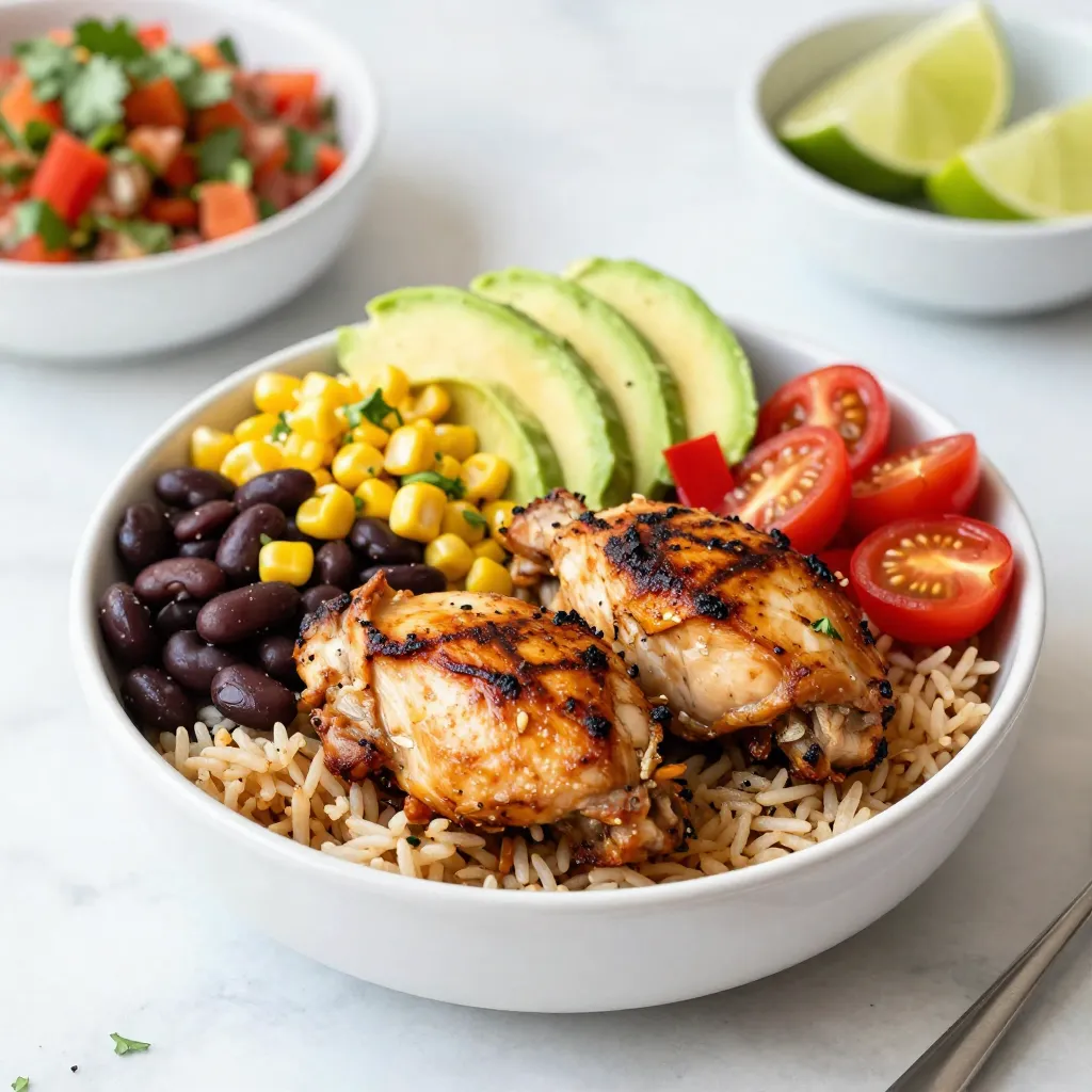 Copycat Chipotle Chicken Burrito Bowl Flavor Boost