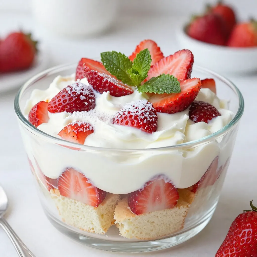 Strawberry Shortcake Trifle Delightful Summer Treat