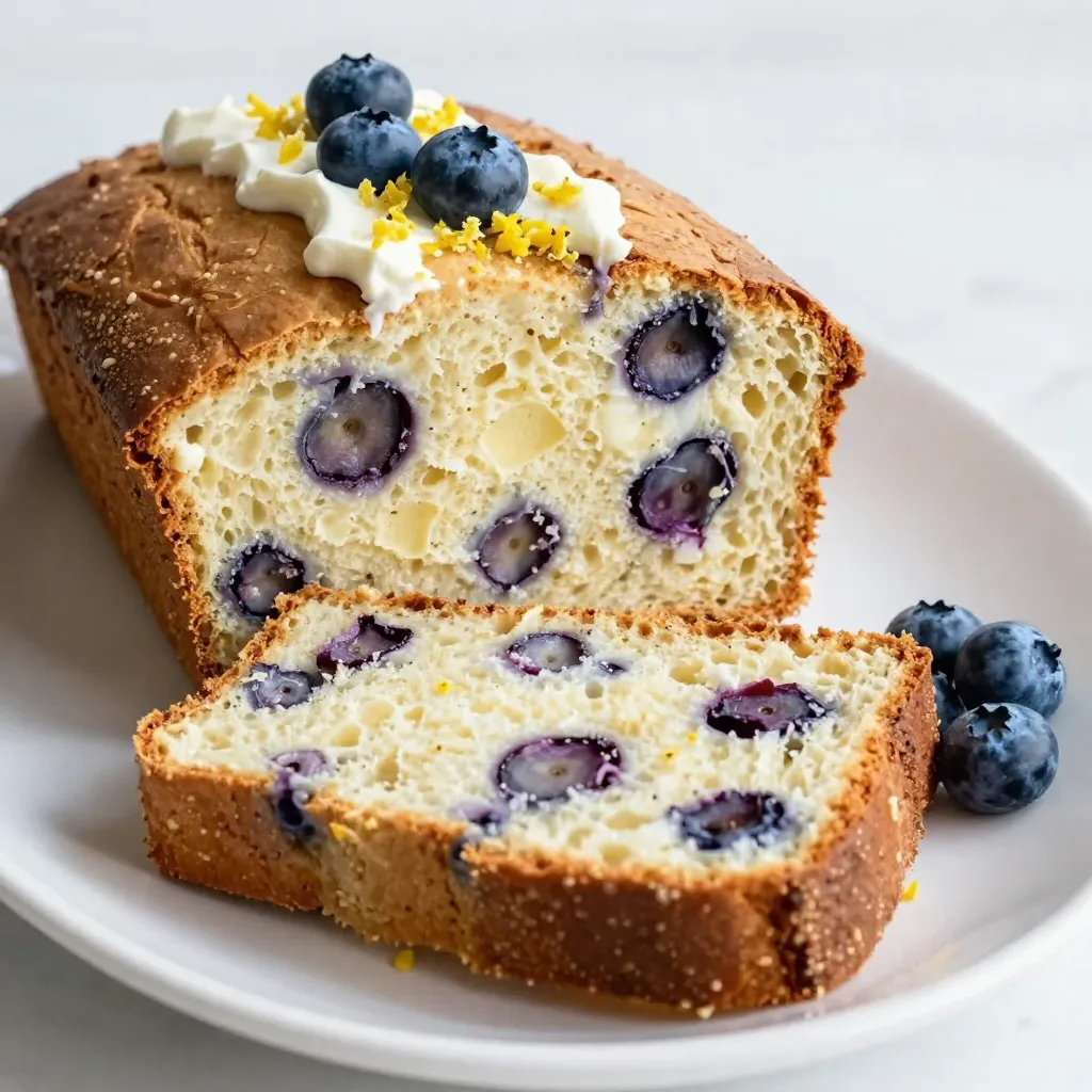 Lemon Blueberry Greek Yogurt Bread Delightful and Easy