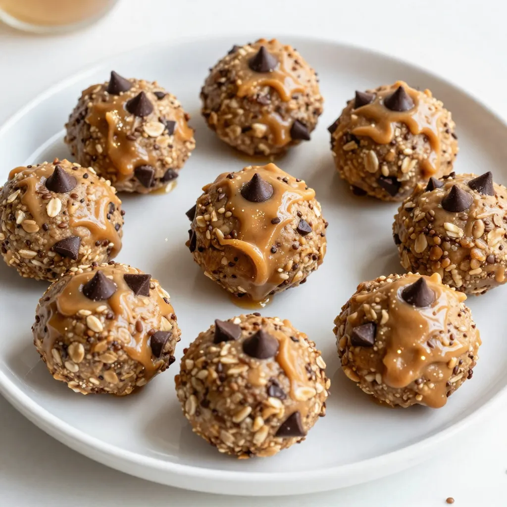 Peanut Butter Chocolate Chip Energy Bites Easy Recipe