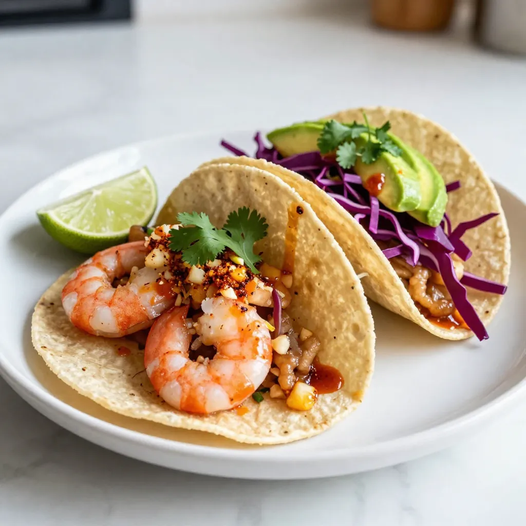 Minute Garlic Shrimp Tacos Quick and Flavorful Dish