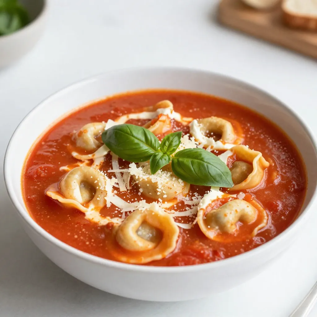 Creamy Tomato Tortellini Soup Flavorful Comfort Dish