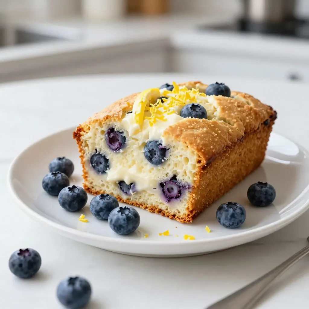 Lemon Blueberry Yogurt Loaf Tangy and Delightful Treat
