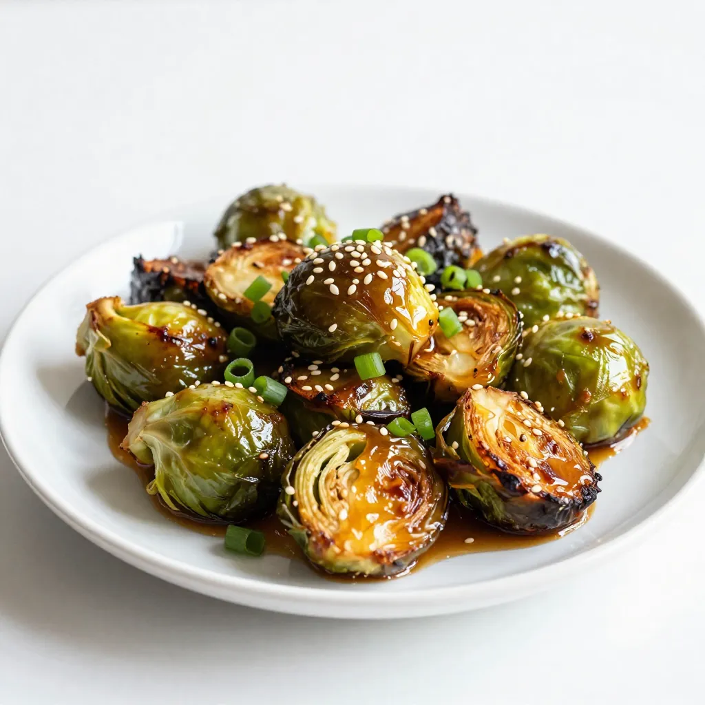 Honey Sriracha Brussels Sprouts Savory Roasted Delight