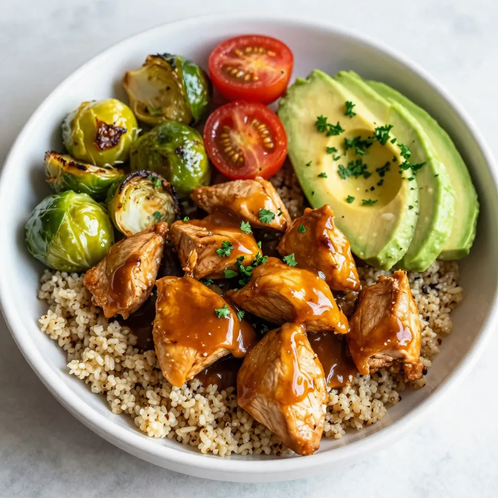 Maple Dijon Chicken Bowl Flavorful and Healthy Meal